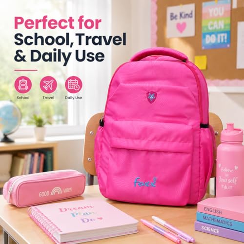 Image of Devinbha Waterproof Backpack | Stylish & Durable School, College & Travel Bag for Boys, Girls, | Lightweight Everyday