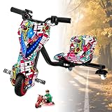 GwlThixion Tricicle a bateria Drift Trike, tecnologia D'absorció D'Impactes I Pedals, 3 velocitats, Kart elèctric amb bateria de 36V i Motor de 250W, per a Parc, Escola 6.5in-C