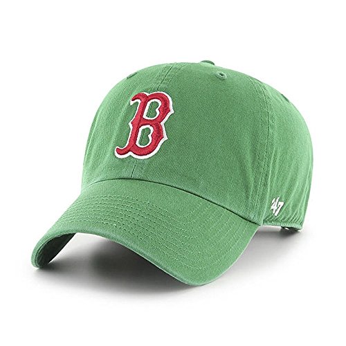 MLB Boston Red Sox St. Pattys Clean up Adjustable Cap (Green)