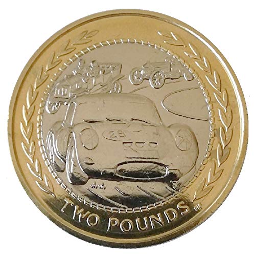 IOM 1998 Vintage Rally Car £2 UNC Coin - with Airtite Capsule