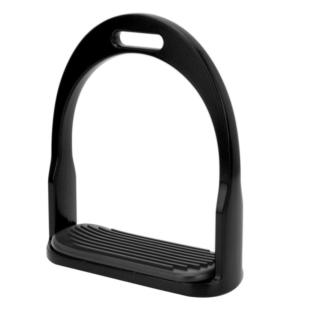 Estribo de caballo, estribo duradero, niños no oxidados para niños(black)