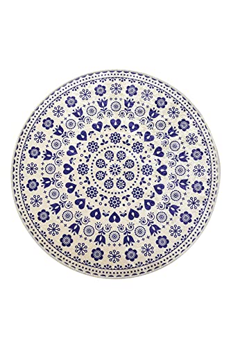 BOHORIA® Alfombra redonda - Alfombra lavable para exteriores Ø100 cm (Asana, 100 cm) Cover