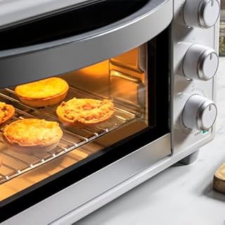 Cecotec Forno elettrico da tavolo Bake&Toast 2300 Bianco 1500 W, multifunzione, capacità di 23 litri, timer, temperatura regolabile e porta a doppio vetro, bianco