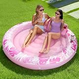 SLOOSH Flotador Inflable para alberca bronceadora, para Tomar el Sol-Rosa