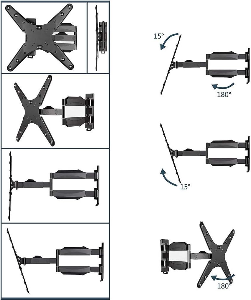Tv Rack Stand Wall Bracket Wall-Mounted Stand/for 26 to 42 LED, LCD TV Mount Stands TV Rack