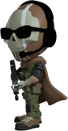 Miniatura 6 de Youtooz Figura de vinilo Ghost de 4.6 pulgadas, fantasma coleccionable oficial de Call of Duty Modern Warfare 2, figura de videojuegos de Youtooz