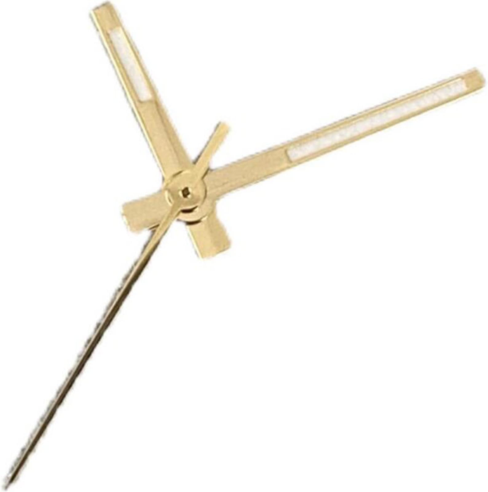 LICHIFIT Gold Watch Hands 3 Watch Pointers Green Luminous Repair Parts for NH35/36/4R/7S Movement Modification Kits