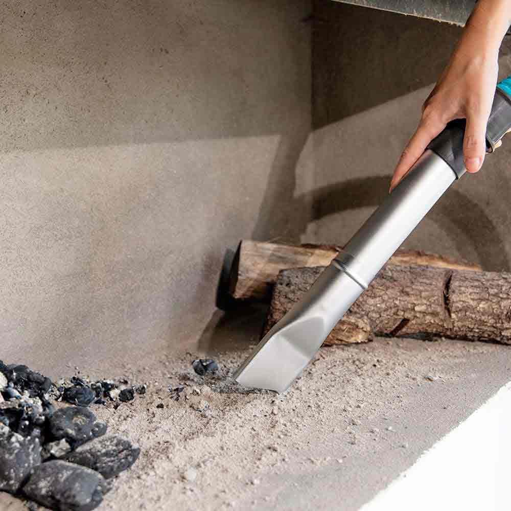 Cecotec Conga Ash 7000 Liberty Aspirateur à Cendres 15L 120W 18V Batterie Filtre Maille Métallique Acier Inoxydable