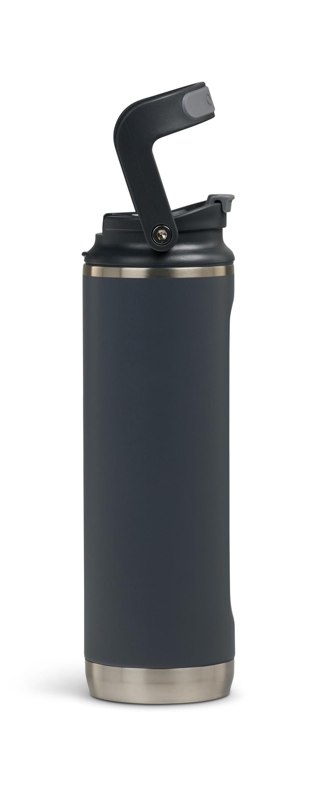 IGLOO Bottiglia Termica Tumbler 16 In Acciaio Inox 0,45L - Isolamento Sottovuoto, Tappo Ermetico Con Cannuccia, Viola
