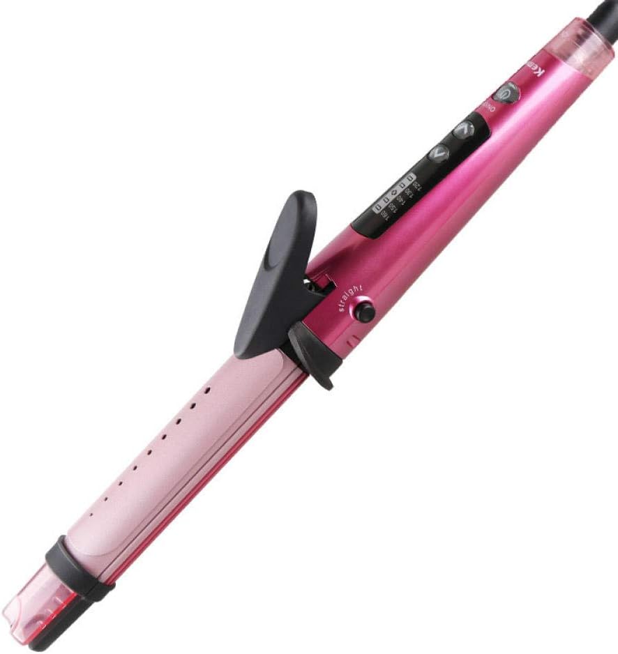 2in1 electric hair curler, ladies anion hair iron, salon styling tools hair straightener-powder
