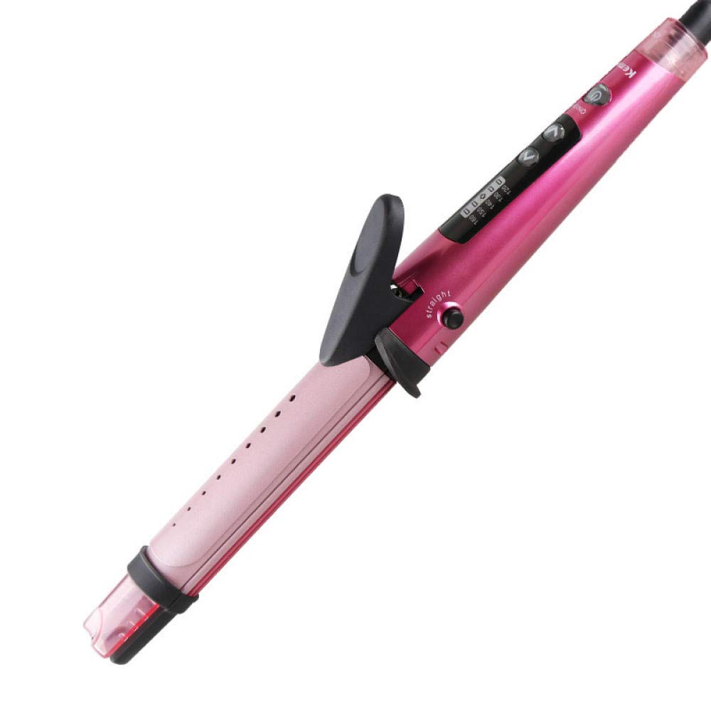 2in1 electric hair curler, ladies anion hair iron, salon styling tools hair straightener-powder