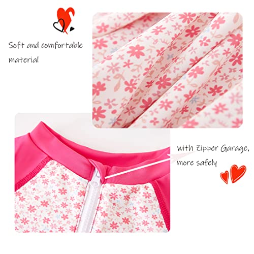Image of UMELOK Baby Girl Swimsuit Infant UPF 50+ Bathing Suit Size Months