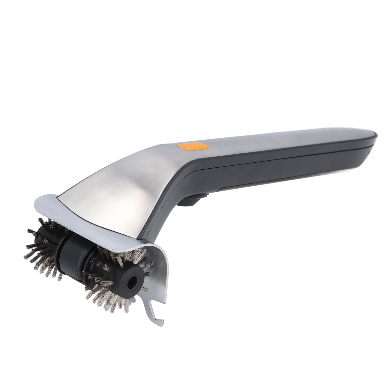 Electric Grill Brush for Outdoor Grill, 2000RPM Stainless Steel Automatic  BBQ Grill Brush with Scraper, Battery Powered Heavy Duty Electric Steam
