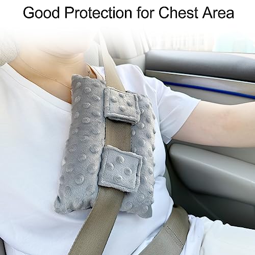 Image of Little Port Pillow Heart Surgery Pillows for Chemo Port After Open Heart Surgery Recovery Gifts Bypass Pacemaker Must Haves Protector Cushion Minky Dot Light Gray