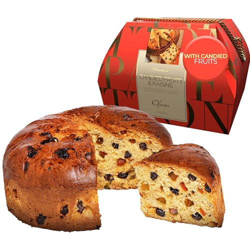 Classic Genovese Panettone with Candied Fruits and Raisins 35.3 o...