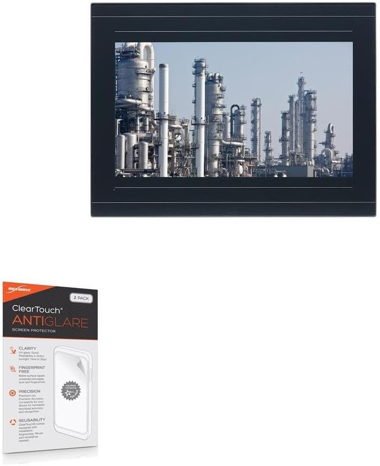BoxWave Screen Protector Compatible with Industrial Computers PPC1022 - ClearTouch Anti-Glare (2-Pack), Anti-Fingerprint Matte Film Skin