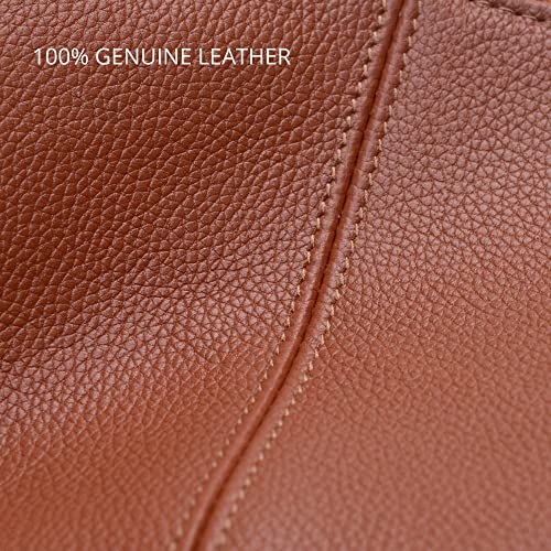 Image of Bveyzi Genuine Leather Wristlet Purses for Women, Envelope Clutch Wallet Small Crossbody Bags for Dressy Evening
