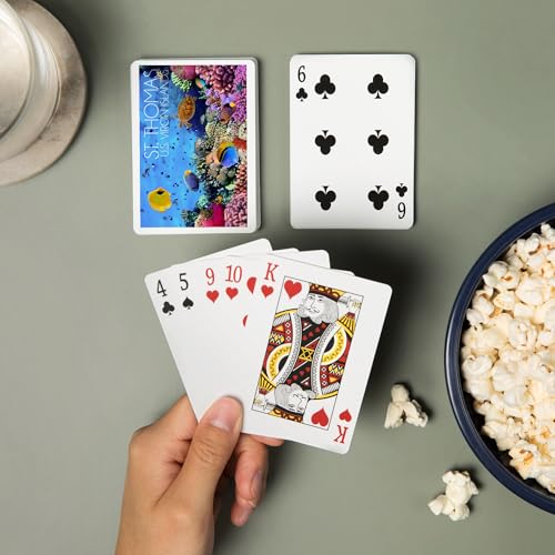 Baraja de cartas Póker 52 cartas St. Thomas Islas Vírgenes miniatura 2