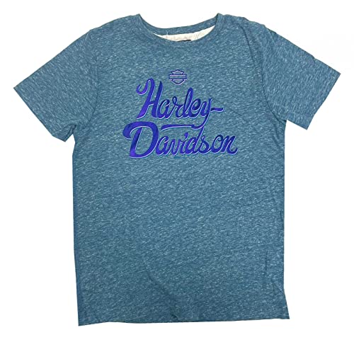 Harley-Davidson Girl's Compose H-D Toddler Short Sleeve Tee - Turquoise