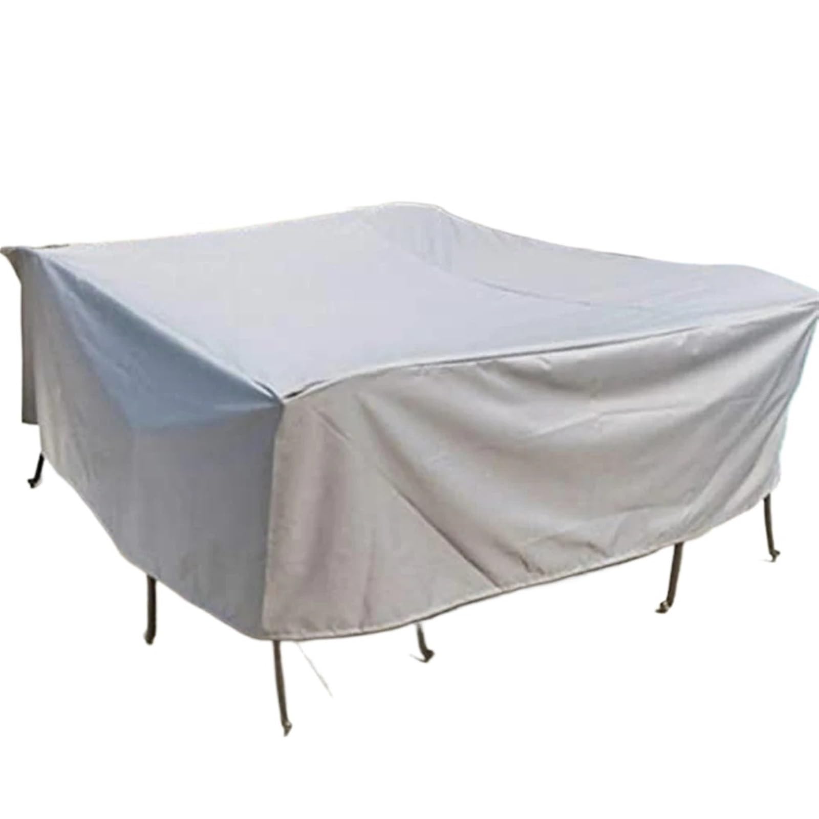 Outdoor Furniture Covers, Outdoor Furniture Cover Rattan Table Cube Chair Sofa Multicolor Multiple Sizes(Silver,308X138X89cm)