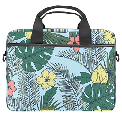 Bolsa bandolera para portátil 13.3 pulgadas con estampado floral vintage y colorido