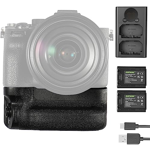 NEEWER Vertical Battery Grip Replacement for VG-C4EM with Two NP