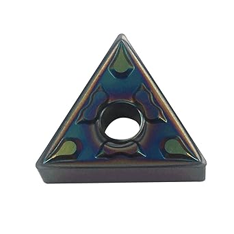 TNMG331 TNMG160404 Carbide Inserts Turning Inserts for Quenched Steel, Die Steel, High Temperature Alloy Steel and Chromium Plated Steel,for MTQNR MTGNR Turning Tool Holder Colorful Coating R0.4