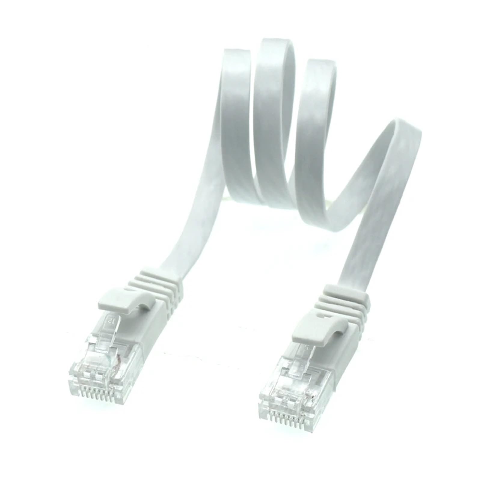 Płaski kabel Ethernet RJ45 Cat6 Lan kabel sieciowy RJ 45 kabel sieciowy 0,5 m 1 m 2 m 5 m 10 m do modemu routera TV patch panel do laptopa, 10 m