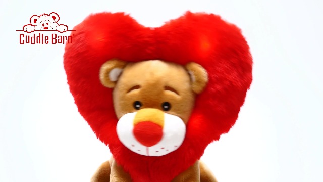 Amazon.com: Valentines Toy Lion - Lionheart | Animated Plush