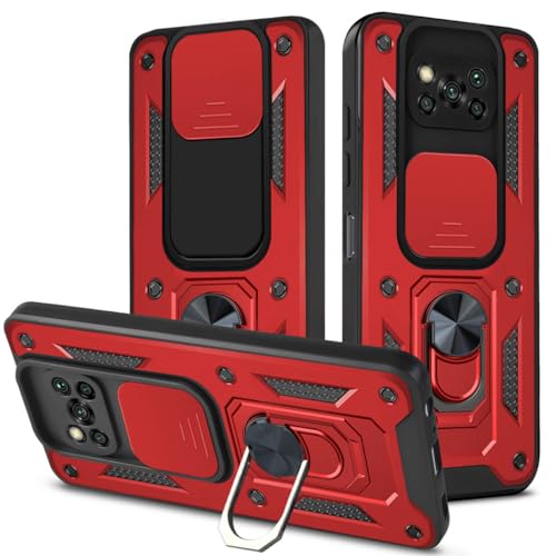 LeYi Schutzhülle Für Xiaomi Poco X3 Pro/NFC – Mit 2x Hartglas, 360° Halterung, Stoßfest, Schwarz