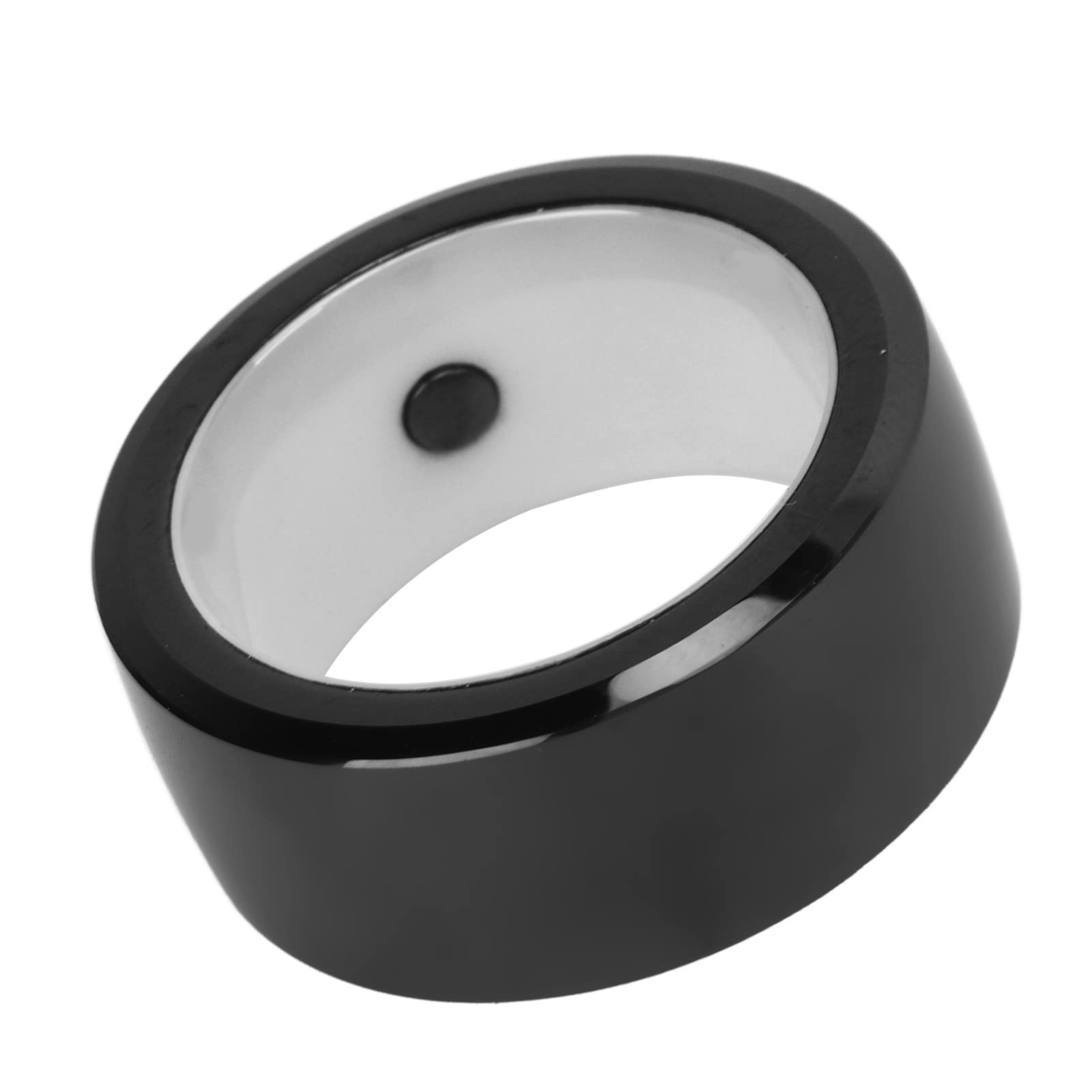 NFC Smart Universal Sensing NFC Multifunzionale Smart NFC, 128GB Ceramica Multifunzionale Intelligente Anelli Indossabili Tecnologia Indossabile (L)