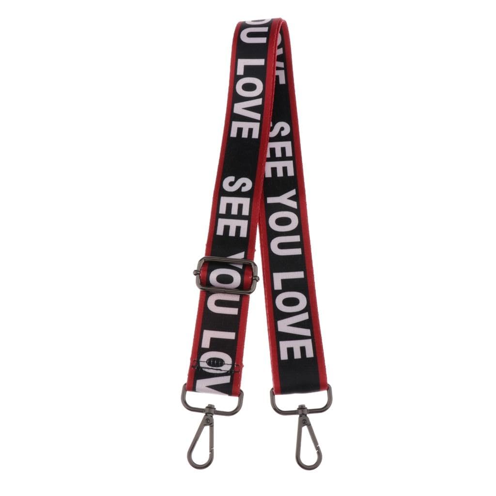 SEE YOU Adjustable Handbag Purse Strap Nylon Replacement Strap Black Buckle-image-49