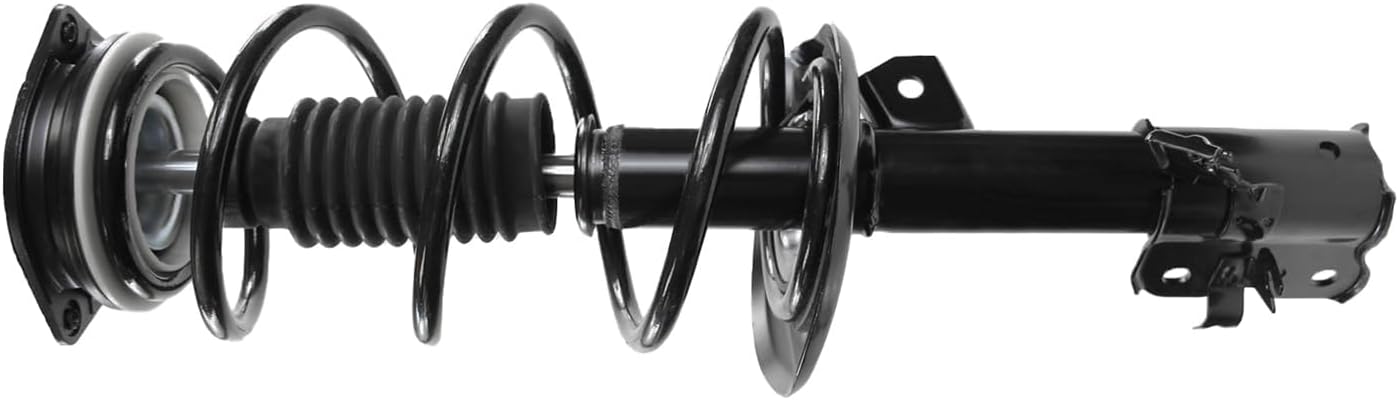 Detroit Axle - AWD Front Right Strut for 2008 2009 2010 2011 2012 Nissan Rogue, Strut with Coil Spring Assembly Replacement Suspension