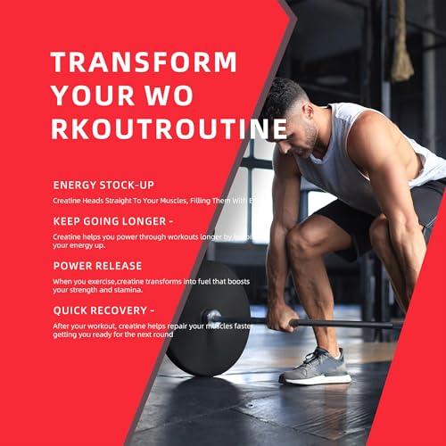 Image of Allcoovita Creatine Monohydrate Gummies 5g for Men & Women. Boost Focus,Strength, and Endurance, Anti-Melting Formula, Vegan, Gluten-Free, Non-GMO,(Cherry 120 ct)