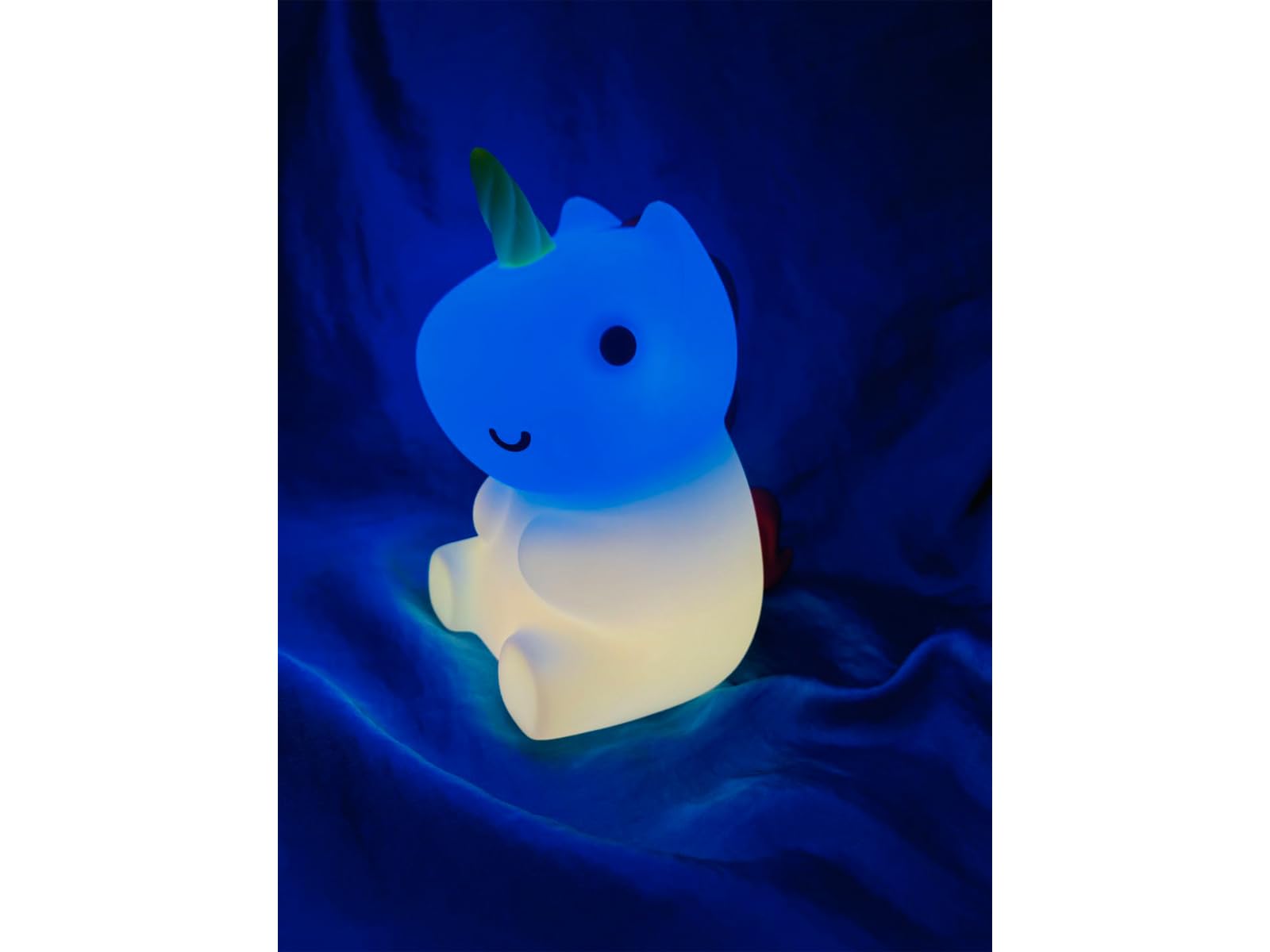 Set di 2 luci notturne, ricaricabili tramite USB, dimmerabili, con timer e cambio colore, altezza: 13 cm