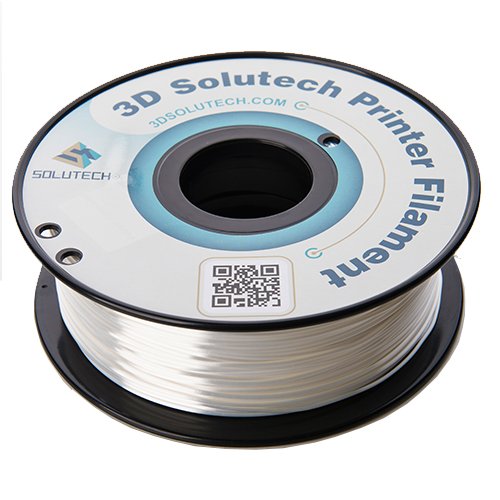 3D Solutech White 3D Printer Ultra PLA Filament 1.75MM Filament, Dimensional Accuracy +/- 0.03 mm, 2.2 LBS (1.0KG) - 3DSUPLA175WHT