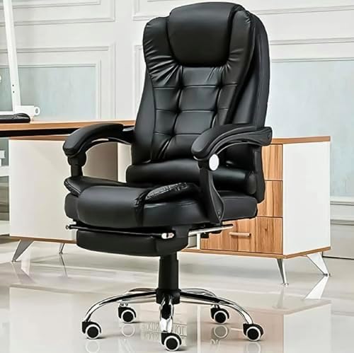 SELECTSHOP Silla Ejecutiva para Oficina con Reposapies Reclinable...