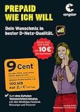 Neue Congstar Karten Prepaid wie ich will Tarif 10 Euro Startguthaben Lieferung innerhalb von einem Werktag. Heute bestellt und morgen bei Ihnen!! Ohne Option 9 Cent pro Min/SMS in alle deutschen Netze. Prepaid wie ich will Tarif Tarifoptionen jeden Monat flexibel zu oder abbuchen keine Vertragliche Bindung! Max.3 Karten pro Person. 10 Euro Startguthaben!!!!! Lagerware Blitzversand sofort nach Kauf NEU.