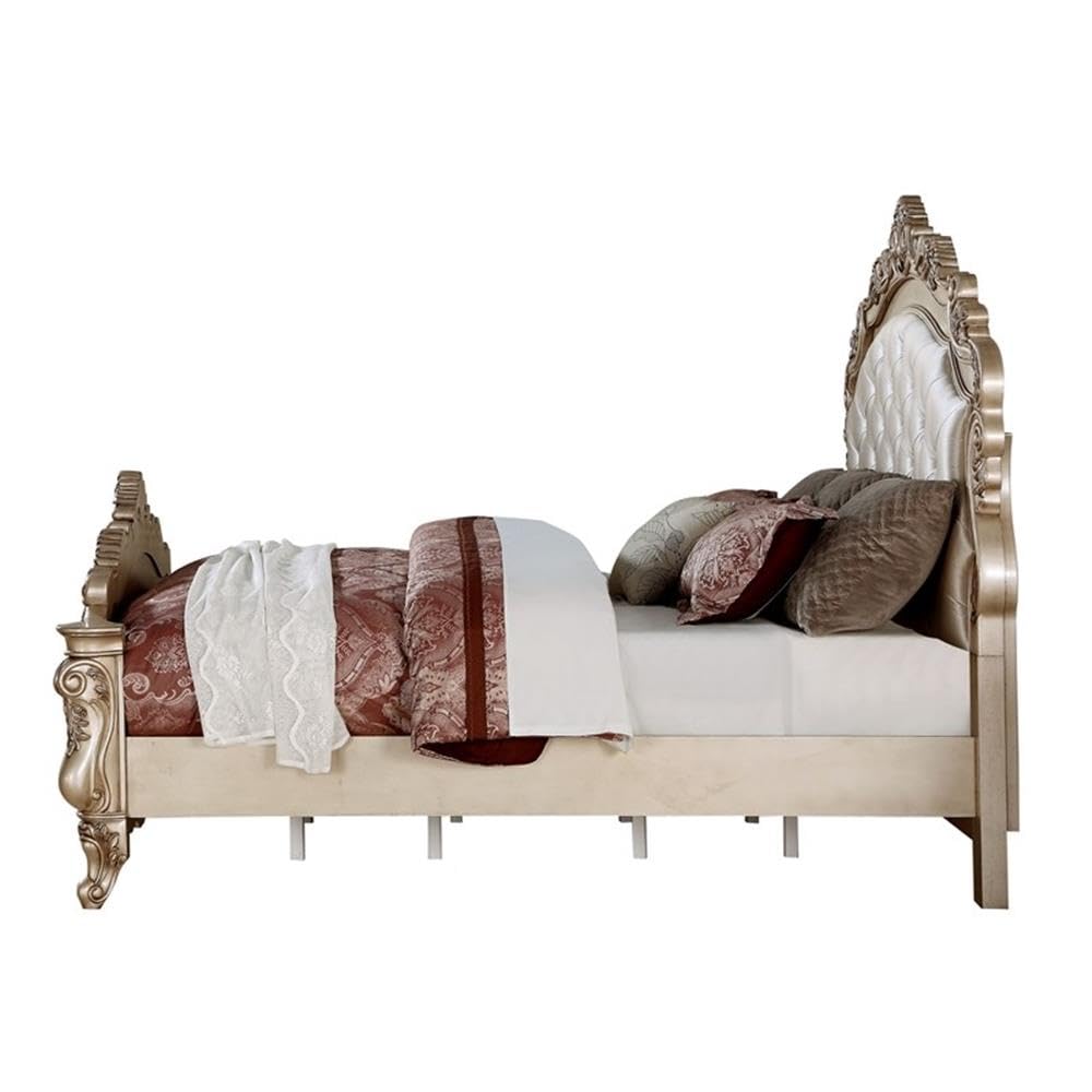 ベッドフレーム ACME FURNITURE / GRANDVIEW BED QUEEN Amazon.com: Acme Gorsedd Tufted Queen Panel Bed in Cream Fabric