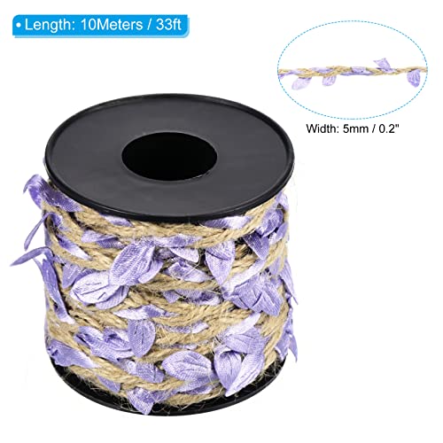 PATIKIL 33ft 5mm Burlap Leaf Ribbon - Image 2