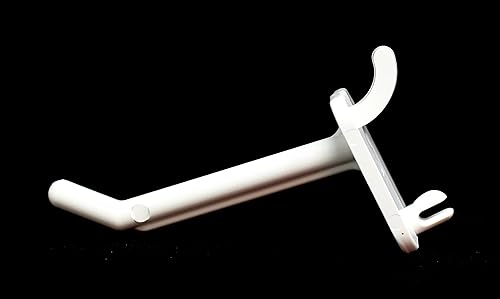 Miniatura 8 de JSP Manufacturing Ganchos de plástico blanco para garajeherramientasalmacenamientoorganizaciónjoyeríamanualidades - 2 pulgadas, 4 pulgadas o 6