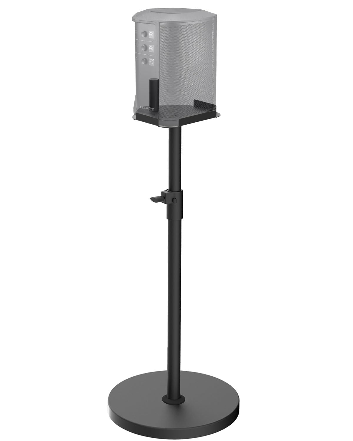 Supporto regolabile compatibile con Bose S1 Pro / S1 Pro Plus, altezza regolabile da 114 a 137 cm, altoparlante fino a 9 kg, supporto da pavimento per Bose S1 Pro con gestione dei cavi