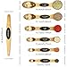 Magnetic Measuring Spoons Set Stainless Steel with Leveler, Stackable Metal Tablespoon Measure Spoon for Baking, Measuring Cups and Spoon Set Kitchen Gadgets Apartment Essentials Fits