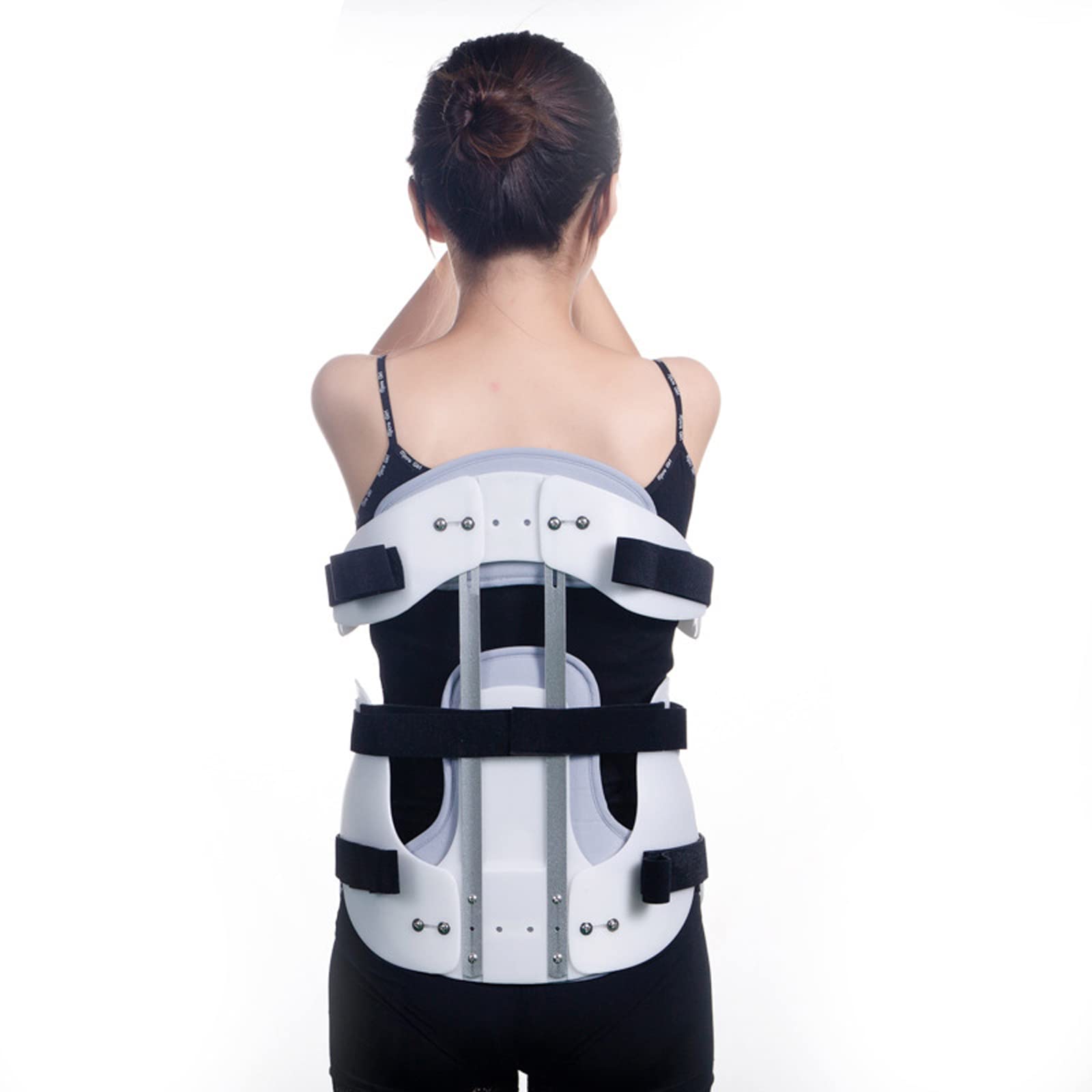 CUSMA Aparato Ortopédico Fijo Toracolumbar para La Espalda Torácica, Tratar La Compresión De La Columna Vertebral, Fracturas Ajustables Soporte De Ortesis De La Columna Lumbar
