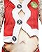 Funny Christmas Shirt with Tattoo Sleeves, Santa Top for Adults (Size Large)