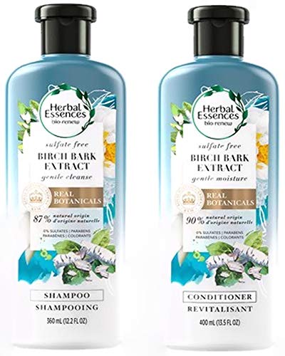 Herbal Essences Royal Botanic Gardens Birch Bark Extract Natural Shampoo And Conditioner For Daily Use