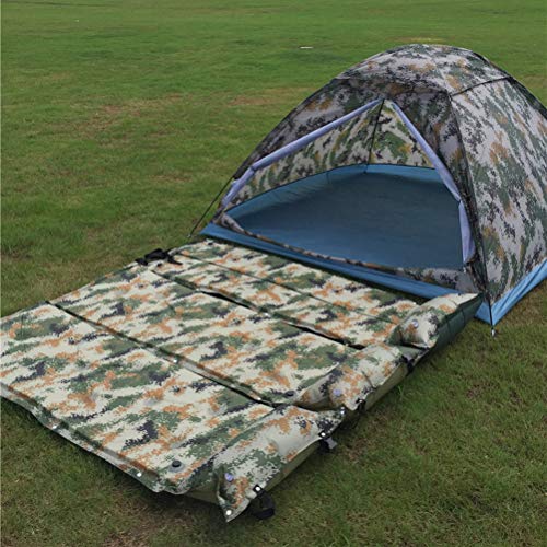 LIOOBO Almofada de Dormir para Acampamento com Travesseiro Autoinflável, Leve e Portátil para Camp D