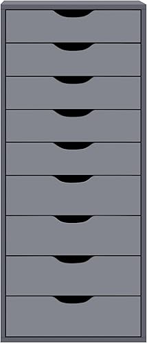 Miniatura 125 de Naomi Home Cómoda de 5 cajones para dormitorio, alta y elegante, con ruedas y estantes de almacenamiento, pequeña para guardarropa, para maquillaje,