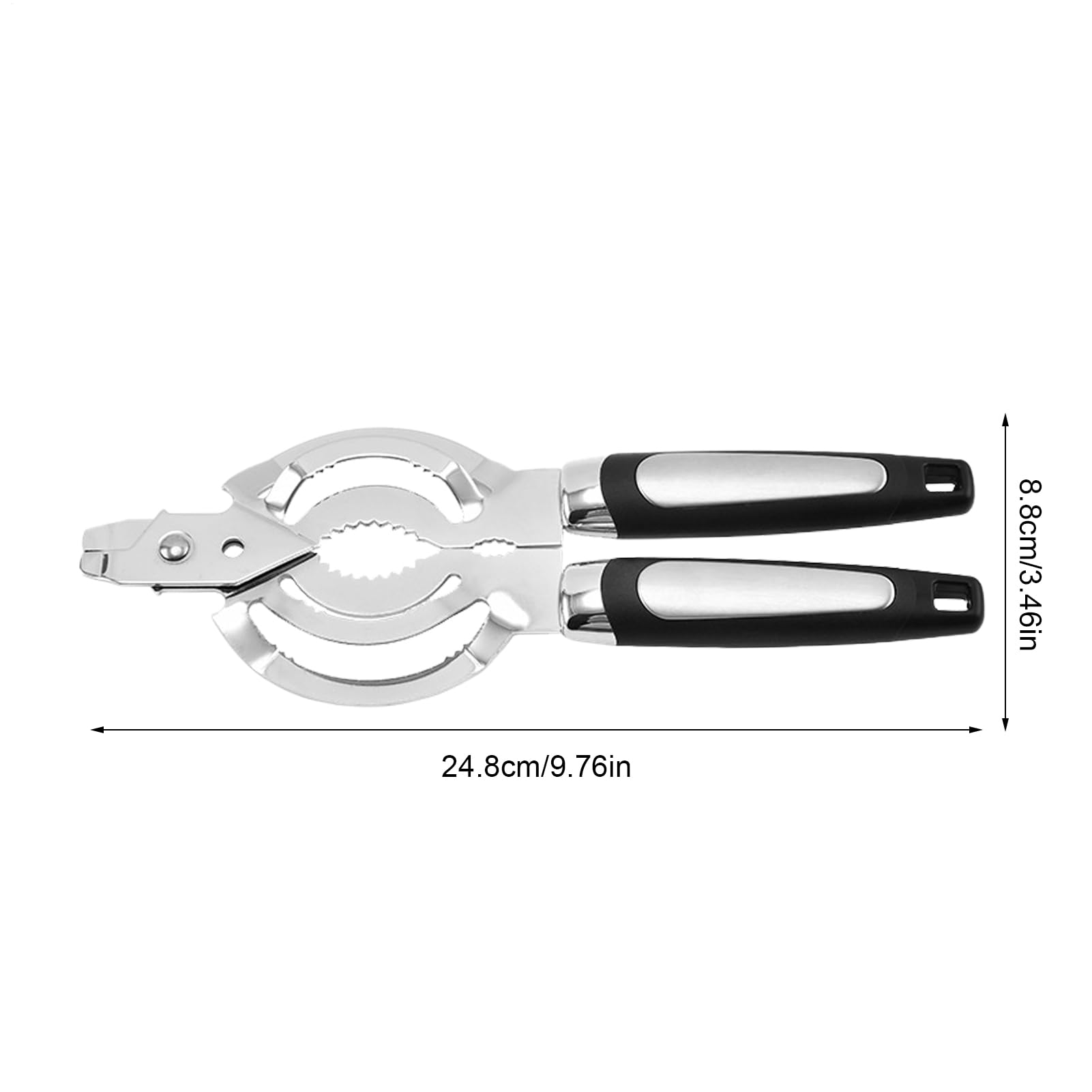 Apribarattoli Multifunzionale Manuale In Acciaio Inossidabile Ergonomico | Apribarattoli Domestico Impugnatura Antiscivolo Facile Svitamento Per Cucina Armadio Casa Sala Da Pranzo Acqua Birra Bibi