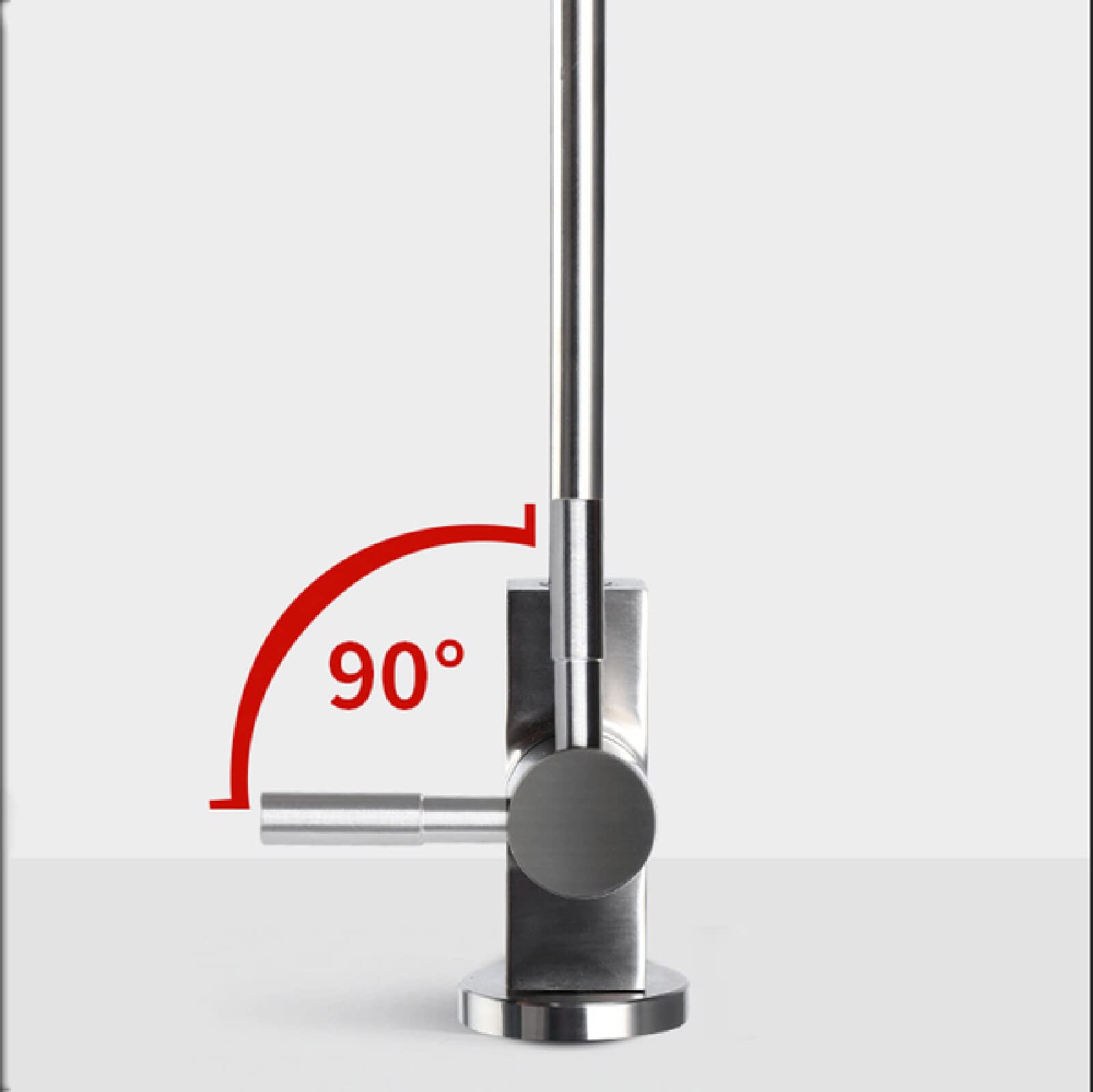 Grifo con Filtro De Agua, Grifo De Ósmosis Inversa para Fregadero De Cocina Cepillado De 360 Grados, Grifo De Agua Potable con Palanca De Empuje. Grifo De Agua Potable Co